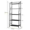 thumbnail image 3 of 5-Tier Iron Tower Shelf Black, 3 of 8