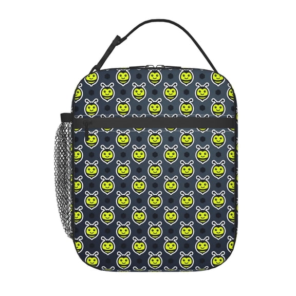 Bee Lunch Box Reusable Insulated Lunch Bag Insulated Lunch Tote For Men Women, Large Capacity Lunch Box Cooler For Office, Work,Travel, Picnics