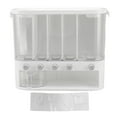 thumbnail image 2 of 5 Grids Dispenser Box, Easy Operation Dry Food Container With Cup For Grain Cereal Rice Beans, 2 of 8