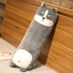 thumbnail image 1 of Custom gift animal plush toy long pillow birthday gift plush toy lazy long pillow pad Christmas gift soft and lovely family padGrey dog70cm Deng Xun unisex, 1 of 2