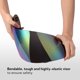 thumbnail image 2 of AHR RUN-B Replacement Flip Up Helmet Front Visor Solid PC Face Shield AHR Modern, 2 of 8