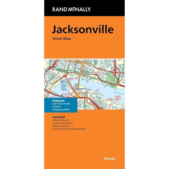 Rand McNally Jacksonville FL Street Map, (Paperback)