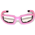 thumbnail image 2 of OWL Eyewear Motorcycle Padded Glasses Pink Frame Clear Lens, 2 of 3
