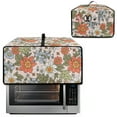 thumbnail image 2 of Renewold Toaster Oven Cover Stain-Resistant Air Fryer Smart Oven Protector with Storage Pockets Easy Clean Kitchen Appliance Accessories, 20.5 x 16.5 x 10 Inches, Floral Orange Blue, 2 of 7