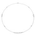 thumbnail image 1 of Majesty Diamonds MDR210019 Collier Lien Rond 2.14 CTW en Or Blanc 14K, 1 of 1