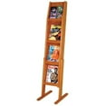 thumbnail image 2 of Wooden Mallet Slope? 8 Pocket Standing Literature Display, 2 of 3