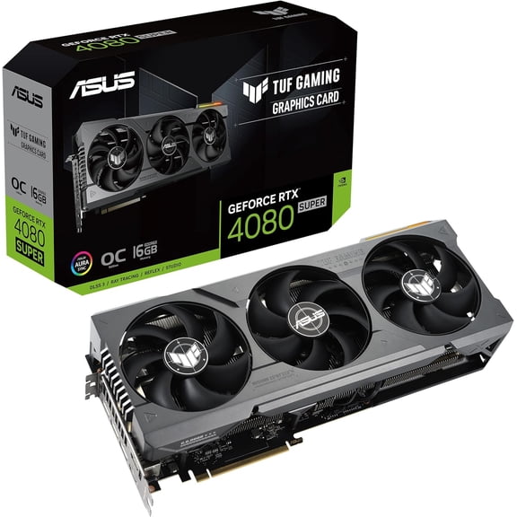 Restored ASUS TUF Gaming NVIDIA GeForce RTX 4080 Super OC Gaming Graphics Card 16GB (Refurbished)