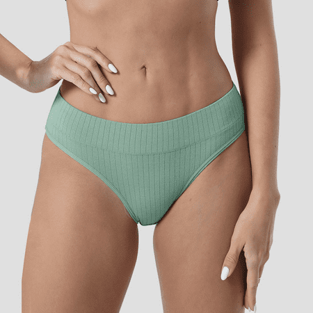 Fulorrnie Underwear for Women Plus Size Seamless Comfort Briefs Panties High Waist Moisture Wicking Elastic Breathable Panty  E  4-6