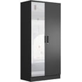 thumbnail image 3 of Woodpeckers Furniture and Mattress Mirrored 2 Door Wardrobe, 3 of 6