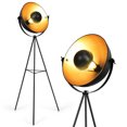 thumbnail image 1 of Gymax Lampe de Sol Trépied Industriel 63" avec Style Satellite Réglable, 1 of 10