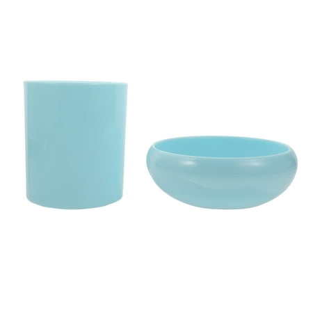 

2Pcs Plastic Pen Storage Holder Writing-brush Container Calligraphy Supply