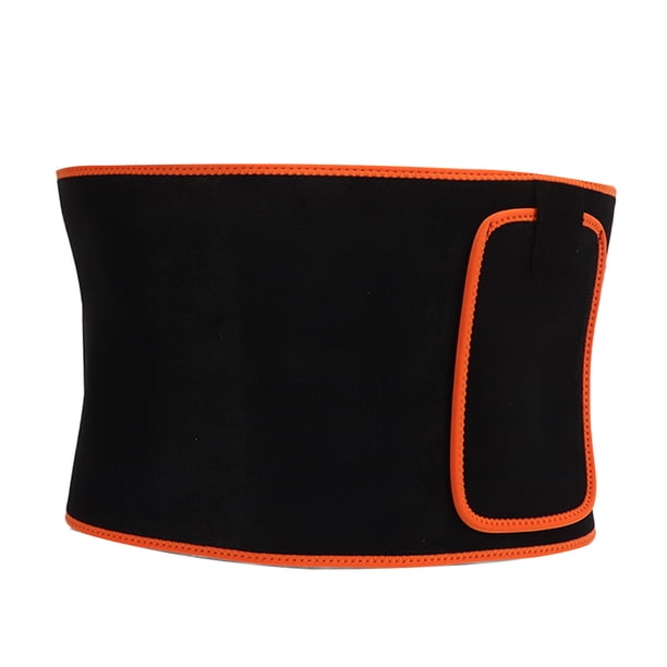 Faja de entrenamiento de cintura, soporte Lumbar ajustable para espalda baja, cinturón corporal adelgazante con bolsillo para teléfono para gimnasio y Fitness S