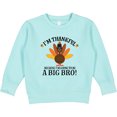 thumbnail image 2 of Inktastic Big Bro Announcement Thanksgiving Brother Toddler Sweatshirt, 2 of 4