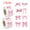 Pink-2, variant on KOYPTL 2 Rolls Christmas Pink Bows Stickers 1000 Pcs Waterproof Self-Adhesive Bowknot Stickers Decals for Gift Wrapping Craft Decor Christmas Decorations for Home Decor Xmas Gifts for Women Girls