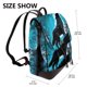 thumbnail image 2 of Easygdp Blue Full Moon Wolf Mochila de Cuero para Mujeres, Bolso de Hombro, Bolsos de Mano de Moda para Trabajo y Viajes, 2 of 4