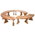 thumbnail image 2 of All Things Cedar, Fireside Bench Set, 2 of 3