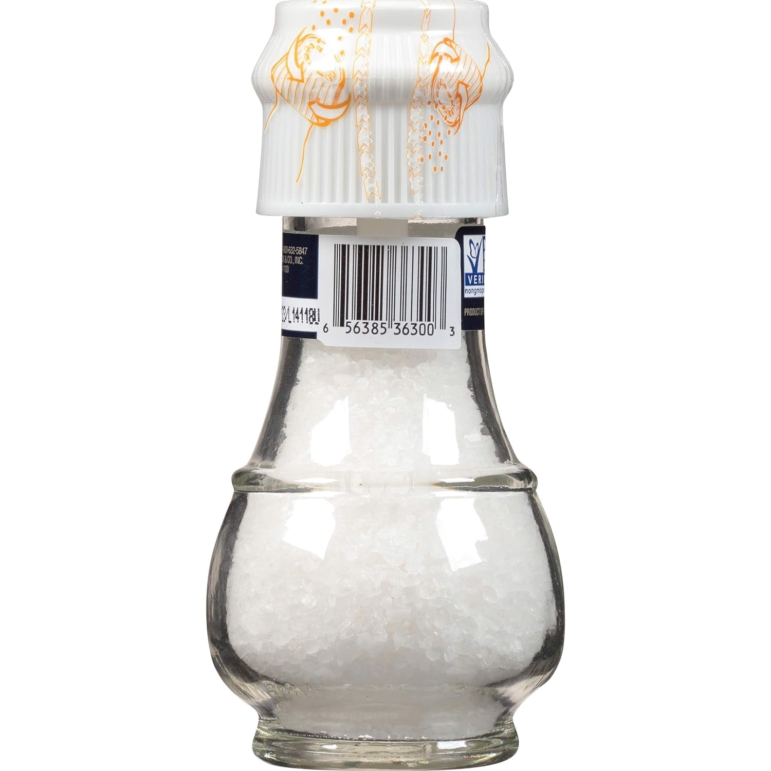 Pack of 6, Drogheria & Alimentari Mediterranean Sea Salt Mill, 3.17 oz