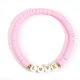 thumbnail image 1 of Pulseras para mujer, regalos para mujer, pulsera de cerámica suave apilada para el día de San Valentín, pulsera de cerámica suave con cuentas y letras en inglés, una pulsera, 1 of 3