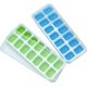 thumbnail image 1 of Molde para cubitos de hielo con tapa, molde cuadrado de silicona para cubitos de hielo para 14 cubitos de hielo, fácil de liberar, herramienta de barra de cocina de verano para congelar cócteles, 1 of 7