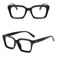 thumbnail image 3 of Square Reading Glasses Rectangle Blue Light Blocking Spring Hinge Readers, 3 of 4