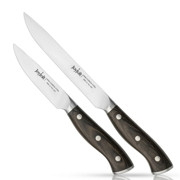 JoyJolt 2-Piece Utility Knife High Carbon Steel Kitchen Knife