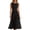 Black, variant on Wedding Guest Dresses for Women Elegant Sleeveless Stretchy Ruched Waisted a Line Midi Dress Stylish Pure Color Bodycon Flowy Hem Party Gown Dresses 2026 Black S