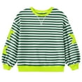 thumbnail image 4 of Ccpelsie Girl Sweater Toddler Kids Warm Crewneck Sweatshirt Pullover Fall Winter Clothes Outfits for Kids(Light Green,8-9 Years), 4 of 4