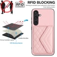 thumbnail image 3 of for Samsung Galaxy S24 Plus Slim Case with Card Holders and Strap for Women, Samsung Galaxy S24 Plus Phone Case Wallet PU Leather Kickstand RFID Blocking Flip Shockproof Wallet Case - Pink, 3 of 11