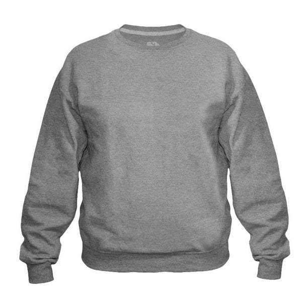 Sudadera Fruit of the Loom Talla CH Cuello Redondo Gris Jaspe