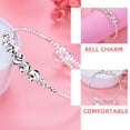 thumbnail image 4 of LOLIPPYY 2-Pack Adjustable Baby Girl Bracelets with Cute Bell Charms, Soft Comfortable Fit Infant Jewelry Accessories, 4 of 7