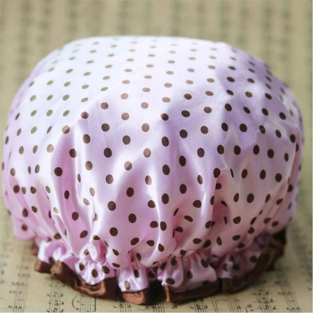 Toystoory Impermeable a prueba de polvo Baño Peluquería Cocina Ducha Elasticidad Espesor Protector Escudo Protección Cubierta Cap Sombrero Juegos de accesorios de baño No.03 Toystoory JJ9682-03