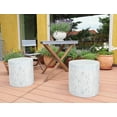thumbnail image 5 of Delsit Pouf and Footstool Ottoman - Waterproof Round Stool for Indoor and Outdoor Use, Room Decor & Furniture with Removable Cover, Made in Europe, 5 of 5
