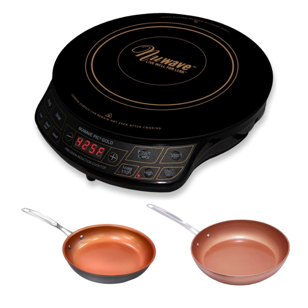 Nuwave Gold Induction Cooktop With 9 Inch And 11 5 Fry Pan Nuwave Gold Induction Cooktop With 9
