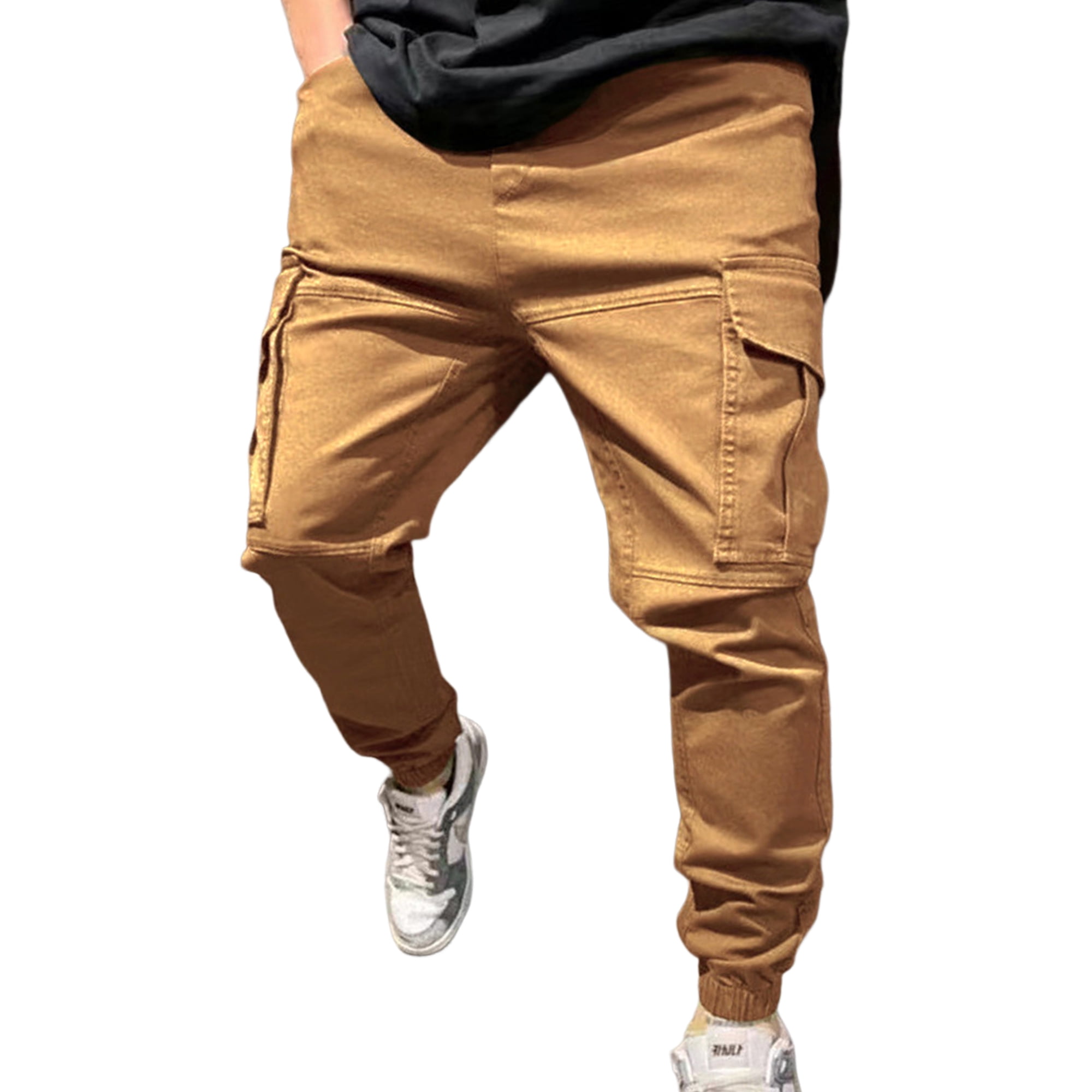 Fitted cargo trousers best sale