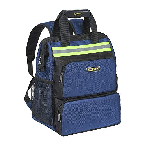Backpack, Electrician Tool Bag,Tool backpack, Laptop Compartment, Blue ,FASITE X516
