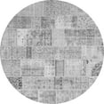 thumbnail image 1 of Ahgly Company Indoor Round Patchwork Gray Transitional Area Rugs, 7' Round, 1 of 1