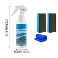 thumbnail image 2 of Multipurpose Rust Removal Spray for Cars, 3.4oz Derusting and Cleaning Agent for Metal, Plastic, and Fabric Surfaces, No-Rinse Foam Formula with Long-Lasting Protection, 2 of 8