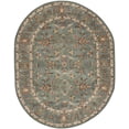 thumbnail image 3 of Safavieh Heritage Leinster Oriental Wool Area Rug, Blue, 7'6" x 9'6" Oval, 3 of 13