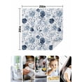thumbnail image 4 of Blue Flowers Cloth Napkins Set of 8 Reusable Dinner Napkins, Watercolor Rustic Retro Floral Leaf Vines Cocktail Napkin Washable Table Napkins for Wedding/Holiday Party/Baby Shower 20"x20", 4 of 7