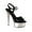 BLACK, variant on ELLIE 609-CHRISTY Women's 6" Heel Ankle Strap Buckle Stiletto Platform Sandals