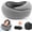 Dark Grey, variant on Neck Pillow, 2024 New Neck Pillow, Memory Cotton Neck Pillow, Can Store U-Shaped Pillow, Suitable for Airplanes, Cars, Offices, Upright Sleeping Neck Pillow (Gray)