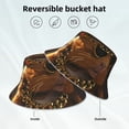 thumbnail image 3 of Kll Hip-Hop Guinea Pig. Bucket Hat for Women Men Packable Travel Beach Sun Hat Outdoor Rave Accessories Reflective Fisherman Cap, 3 of 6