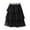 Black, variant on Baby Girls Skirts Solid High Waist Tiered Ruffle Tulle Long Skirt Spring Elegant Skirt