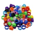 thumbnail image 4 of Anillos de pierna de paloma Sunnimix de 8 mm multicolor, 4 of 8