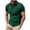 Green, variant on HomeGardon Shirts for Men Mens Shirts Turn Down Collar,Casual Fashion Half Button Lapel Short Sleeve Top,S-XXXL
