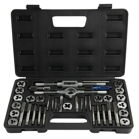 

Screw Taps Tool Set Premium 40 Piece M3-M 12 Tap and Die Set with Storage Case Perfect for Cutting External & Internal Threads Includes Large Sizes for Versatile Use