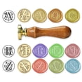 thumbnail image 5 of SPRING Cachet en Cire de Mariage Personnalisé, Cachet Alphabet A-Z, Cachet en Cire de Mariage Personnalisé, Cachet d'Invitation, Cachet. Initiales Cachet en Cire, 5 of 5