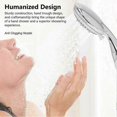 thumbnail image 5 of Adjustable 4-Speed Handheld Shower Head with Water Saving Gaskets, 5 of 5