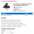 thumbnail image 2 of Fuel Tank Cap - Compatible with 2010 - 2013 Land Rover LR4 5.0L V8 2011 2012, 2 of 2