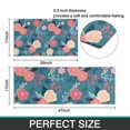 thumbnail image 7 of Pioneer Flower Floral Print Pattern Kitchen Rugs Sets Of 2,Anti Fatigue Kitchen Mat Rugs Non Slip Washable,Decorative Kitchen Floor Mats for Kitchen,Sink,Laundry,17"x30"+17"x47", 7 of 7
